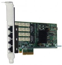 Сетевой адаптер SILICOM (Intel i350AM4) 4x 10/100/1000Base-T Bypass RJ45 (PE2G4BPI35LA-SD)