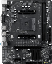 Материнская плата CBR Socket AM4, AMD B450, 2xDDR4, M.2, 2xUSB 3.2 Gen1, HDMI, mATX, B450M Challenger (MB-MSB450-65W-BLK)