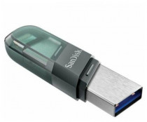 Флеш диск SANDISK 64 Гб, USB 3.1/Lightning, iXpand Flip (SDIX90N-064G-GN6NN)