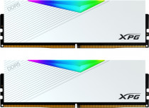Комплект памяти ADATA 64 Гб, 2 модуля DDR5, 44800 Мб/с, CL36, 1.25 В, EXPO, XMP профиль, радиатор, подсветка, 5600MHz, XPG Lancer RGB White, 2x32Gb KIT (AX5U5600C3632G-DCLARWH)
