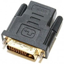 Переходник 5BITES DVI (24+1) M / HDMI F, зол.разъемы (DH1803G)