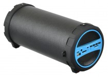 Портативная акустика HYUNDAI стерео, Bluetooth, питание от батарей, Black/Cyan (H-PAC220)