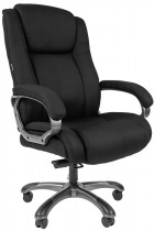 Кресло CHAIRMAN 410 чёрное (акриловая ткань, пружинный блок, пластик, газпатрон 4 кл, ролики, механизм качания) (7025870)