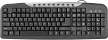 Клавиатура DEFENDER проводная, мембранная, цифровой блок, USB, HM-830 Black, чёрный (45830)