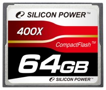 Карта памяти SILICON POWER 64 Гб, Compact Flash, 400 x (SP064GBCFC400V10)