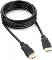 Кабель ГАРНИЗОН HDMI 3м, v1.4 , черный, М/М, позол.разъемы, экран, пакет (GCC-HDMI-3M)