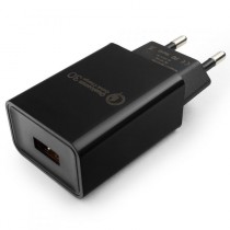 Сетевое зарядное устройство CABLEXPERT 1x USB, 3A, функция быстрой зарядки Quick Charge 3.0 (MP3A-PC-17)