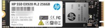 SSD накопитель HP 256 Гб, внутренний SSD, M.2, 2280, PCI-E x4, чтение: 3200 Мб/сек, запись: 1200 Мб/сек, TLC, EX920 (2YY45AA)