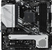 Материнская плата ASROCK Socket AM4, AMD X570, 4xDDR4, PCI-E 4.0, 6xUSB 3.2 Gen1, USB 3.2 Gen2, USB 3.2 Gen2 Type-C, HDMI, DisplayPort, mATX (X570M PRO4)