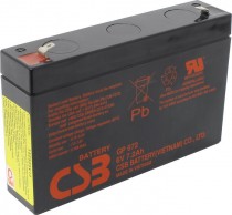 Аккумуляторная батарея CSB ёмкость 7.2 Ач, напряжение 6 В (CSB GP672)