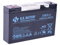 Аккумуляторная батарея B.B. BATTERY ёмкость 9 Ач, напряжение 6 В (HR 9-6 6V 9Ah)