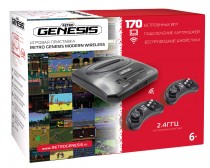 Игровая консоль SEGA Retro Genesis Modern Wireless +170 игр +2 беспр. джостика 2,4ГГц (ConSkDn78)