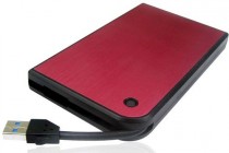 Внешний корпус AGESTAR для HDD/SSD 3UB2A14 SATA II пластик/алюминий красный 2.5