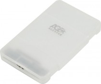 Внешний корпус AGESTAR для HDD/SSD 31UBCP3 SATA пластик белый 2.5