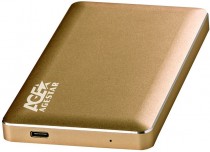 Внешний корпус AGESTAR для HDD SATA алюминий золотистый 2.5