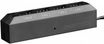 Разветвитель питания вентиляторов DEEPCOOL FH-04 4x4 PIN FAN PORT Color Retail Box (Deepcool FH-04)