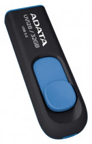 Флеш диск ADATA 32 Гб, USB 3.0, UV128 Black/Blue (AUV128-32G-RBE)