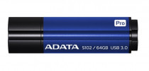 Флеш диск ADATA 64 Гб, USB 3.0, S102 Pro Blue (AS102P-64G-RBL)