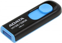 Флеш диск ADATA 128 Гб, USB 3.0, UV128 Black/Blue (AUV128-128G-RBE)