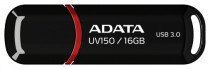 Флеш диск ADATA 16 Гб, USB 3.0, UV150 Black (AUV150-16G-RBK)