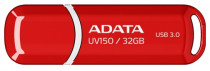 Флеш диск ADATA 32 Гб, USB 3.0, UV150 Red (AUV150-32G-RRD)