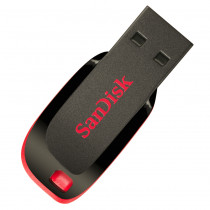 Флеш диск SANDISK 16 Гб, USB 2.0, Cruzer Blade (SDCZ50-016G-B35)