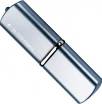 Флеш диск SILICON POWER 8 Гб, USB 2.0, защита паролем, сжатие данных, LuxMini 720 Blue (SP008GBUF2720V1D)