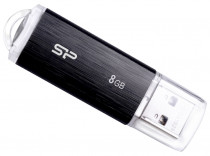 Флеш диск SILICON POWER 8 Гб, USB 2.0, Ultima U02 Black (SP008GBUF2U02V1K)