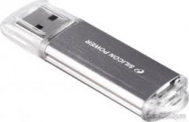 Флеш диск SILICON POWER 8 Гб, USB 2.0, защита паролем, Ultima II I-series Silver (SP008GBUF2M01V1S)