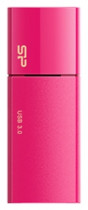 Флеш диск SILICON POWER 16 Гб, USB 3.0, выдвижной разъем, Blaze B05 Pink (SP016GBUF3B05V1H)