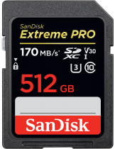 Карта памяти SANDISK 512 Гб, SDXC, Secure Digital XC, Extreme Pro (SDSDXXY-512G-GN4IN)