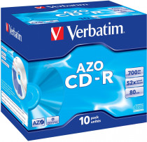 Диск CD-R VERBATIM 700Mb 52x DataLife Jewel Case (10шт) (43327 10шт)