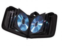 Портмоне для дисков HAMA H-33830 Nylon для 20 CD чёрный (00033830)