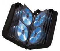 Портмоне для дисков HAMA H-33833 Nylon для 120 CD чёрный (00033833)