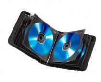 Портмоне для дисков HAMA H-95606 для 24 CD/DVD + 3 SD Ready for Business черный (00095606)