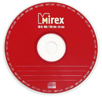 Диск CD-R MIREX 700 Mb, 48х, HotLine, Shrink (100), (100/500) (UL120050A8T)