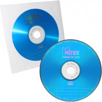 Диск CD-R MIREX 700 Mb, 48х, Standart, Бум. конверт (1), (1/600) (UL120051A8C)