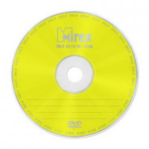 Диск DVD-R MIREX 4.7 Gb, 16x, Slim Case (5), (5/200) (UL130003A1F)