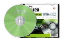 Диск DVD-RW MIREX 4.7 Gb, 4x, Slim Case (1), (1/50) (UL130032A4S)