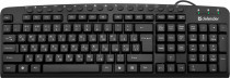 Клавиатура DEFENDER проводная, мембранная, цифровой блок, USB, Focus HB-470 Black, чёрный (45470)