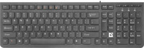 Клавиатура DEFENDER проводная, мембранная, цифровой блок, USB, UltraMate SM-530 Black, чёрный (45530)