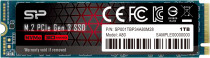 SSD накопитель SILICON POWER 1 Тб, внутренний SSD, M.2, 2280, PCI-E x4, чтение: 3400 Мб/сек, запись: 3000 Мб/сек, TLC, P34A80 (SP001TBP34A80M28)