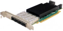 Сетевая карта SILICOM интерфейс PCI-E, скорость 25 Гбит/с, 4 разъёма SFP28 (PE31625G4I71L-XR)