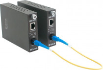 Медиаконвертер D-LINK WDM с 1 портом 10/100Base-TX и 1 портом 100Base-FX с разъемом SC (ТХ: 1310 нм; RX: 1550 нм) для одномодового оптического кабеля (до 20 км) (DMC-920R/B10A)