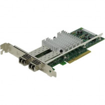 Сетевая карта INTEL интерфейс PCI-E, скорость 10 Гбит/с, 2 разъёма SFP+, OEM (E10G42BFSRBLK)