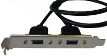 Планка ESPADA расширения в корпус USB3.0 - 2 порта (EBRCT-2PrtUSB3)