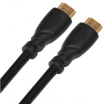 Кабель GREENCONNECT 0.3m HDMI версия 1.4, черный, OD7.3mm, 30/30 AWG, позолоченные контакты, Ethernet 10.2 Гбит/с, 3D, 4K, , экран (GCR-HM310-0.3m)