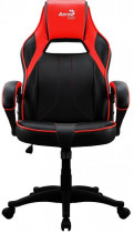 Кресло AEROCOOL AC40C AIR Black Red , черно-красное, до 125 кг, ШxДxВ : 64x67x111-119см, газлифт класс 3 до 100 мм, механизм 