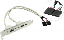 Планка ESPADA в корпус USB2.0 -2 порта, (EBRCT-2PrtUSB2)