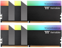 Комплект памяти THERMALTAKE 16GB DDR4 3000 DIMM TOUGHRAM RGB Black Non-ECC, CL16, 1.35V, Heat Shield, XMP 2.0, Kit (2x8GB), RTL (R009D408GX2-3000C16B)